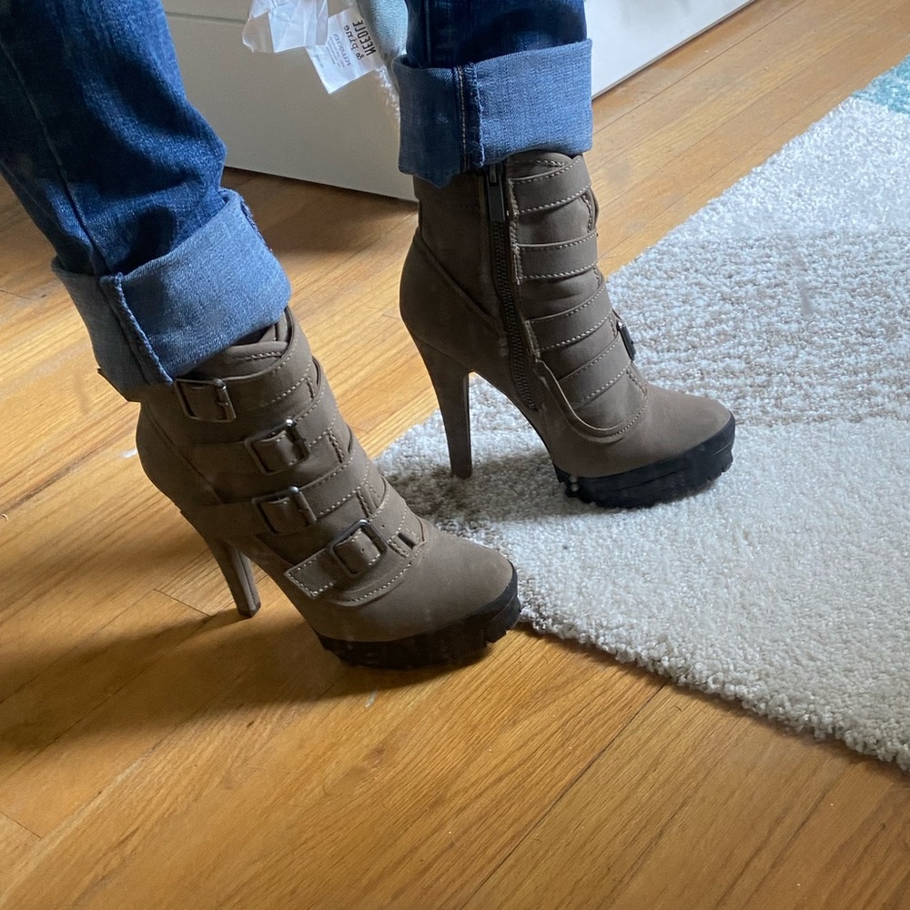 Anne Michelle Booties high heels